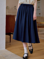 Sadie A-Line Lyocell Linen Skirt