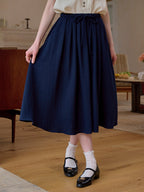 Sadie A-Line Lyocell Linen Skirt