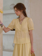 Ashley Floral Embroidery 100% Cotton Skirt