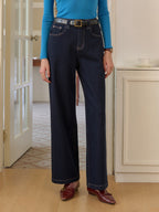 Alexis Straight Lyocell Cotton Jeans