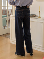 Alexis Straight Lyocell Cotton Jeans