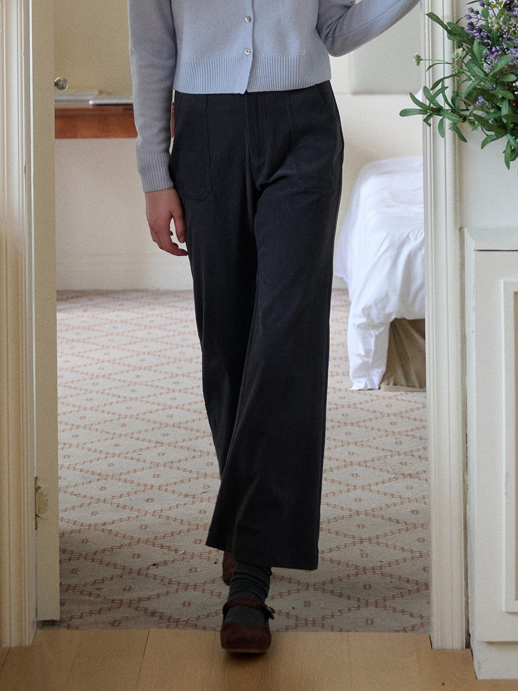 【Final Sale】Lexi Corduroy Straight Trousers