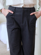 【Final Sale】Lexi Corduroy Straight Trousers