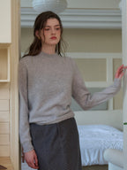 Izabella Round Neck Wool Sweater