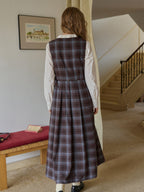 Kinley V-Neck Plaid Dress