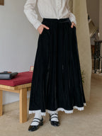 Xiomara Velvet Midi Skirt