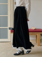 Xiomara Velvet Midi Skirt