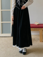 Xiomara Velvet Midi Skirt