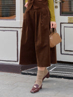 Rosa A-Line Corduroy Skirt