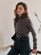 Marilyn Turtleneck Wool Cashmere Sweater