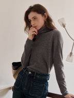 Marilyn Turtleneck Wool Cashmere Sweater