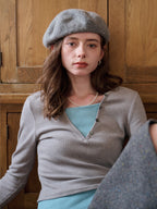 Zaniyah V-Neck Knit Top