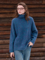 Zayla Turtleneck 100% Wool Sweater