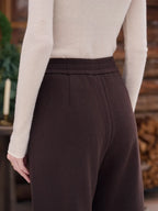 Jessie Silhouette Straight Wool Trousers