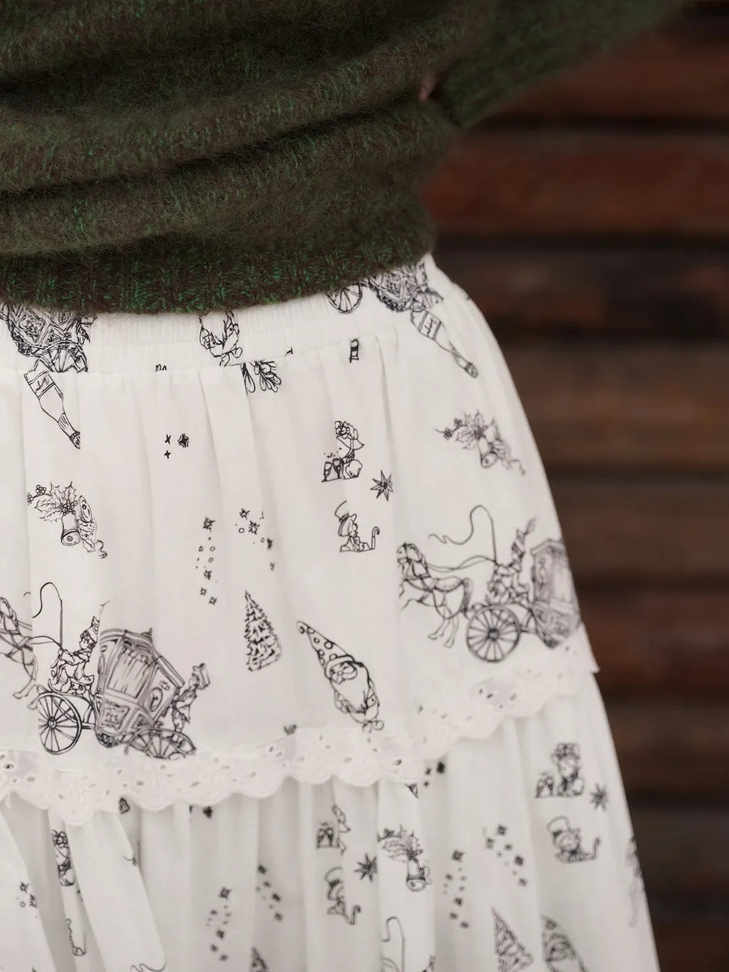 Lea Retro 100% Cotton Skirt