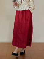 Della Retro Red Skirt