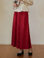 Della Retro Red Skirt