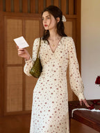 Nori V-Neck Floral Dress