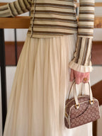 Harlee Flowy Pleated Lyocell Skirt