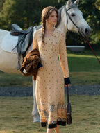 Elizabeth Retro Printed Dress