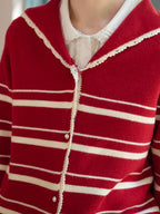 Stormi V-Neck Stripe Cardigan
