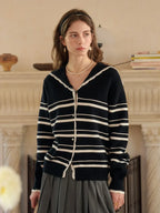 Stormi V-Neck Stripe Cardigan