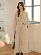 Janiyah Round Neck 100% Cotton Dress