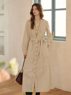 Janiyah Round Neck 100% Cotton Dress