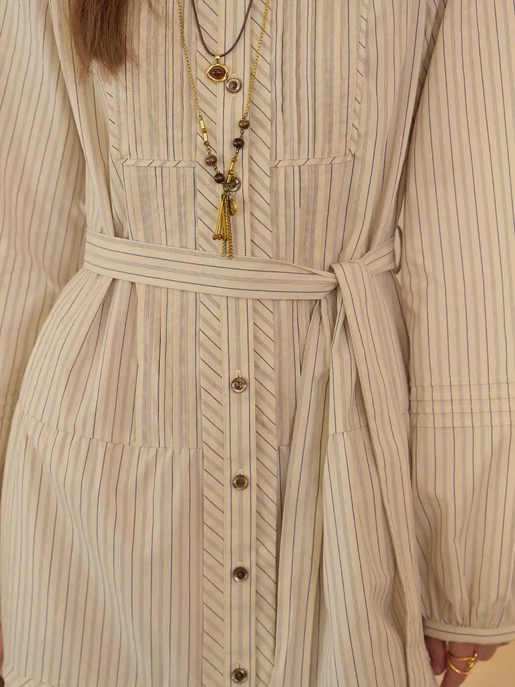 Janiyah Round Neck 100% Cotton Dress