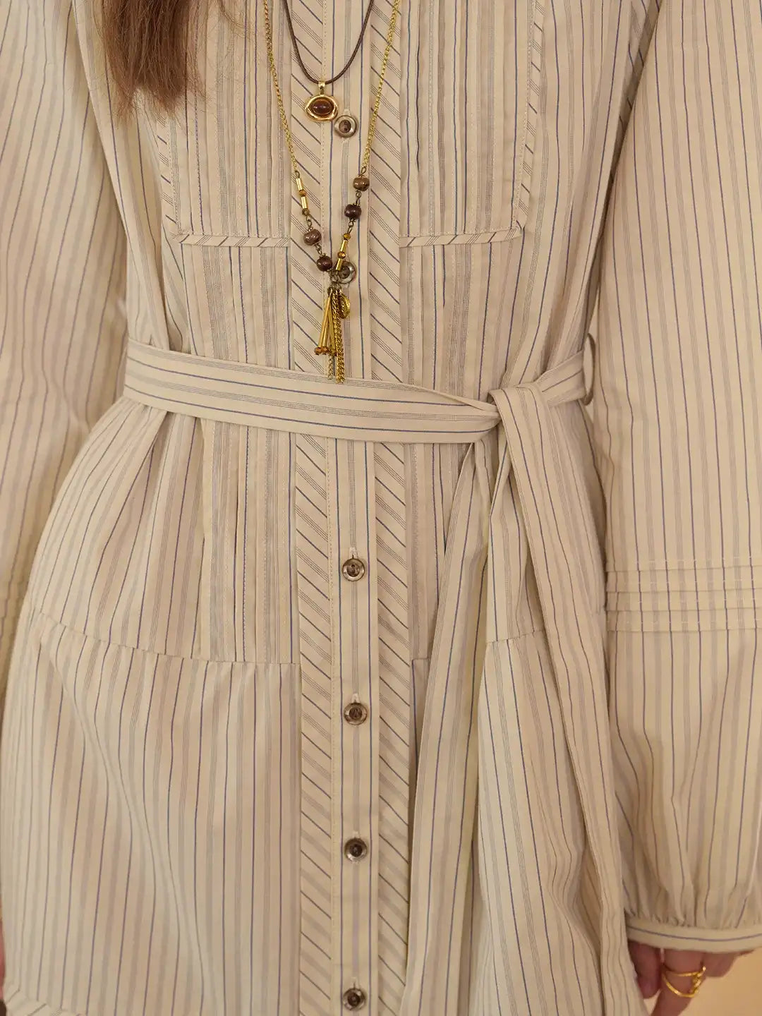 Janiyah Round Neck 100% Cotton Dress