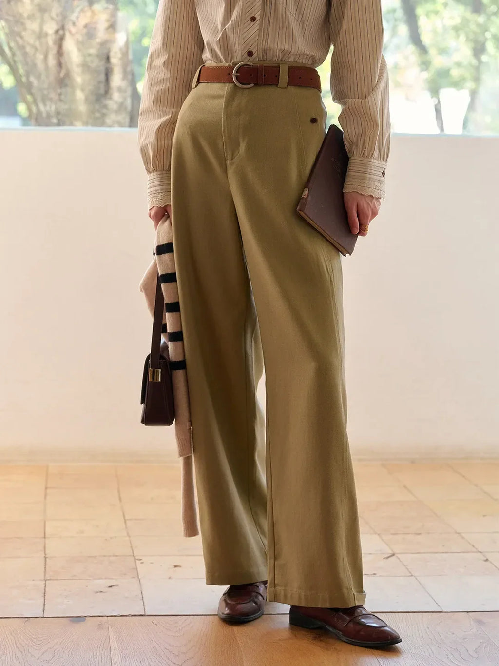 Ainara Lyocell Straight Trousers