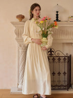 Rosie Round Neck Embroidery Dress