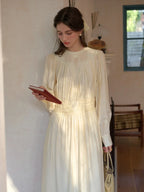 Rosie Round Neck Embroidery Dress