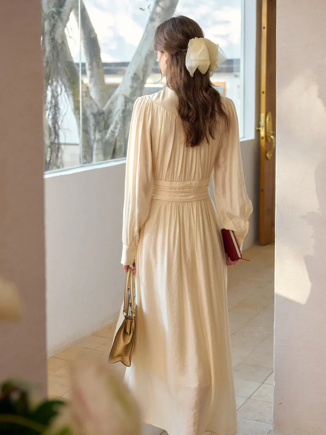 Rosie Round Neck Embroidery Dress