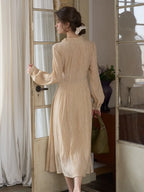 Mazie Ruffle Collar Waist Dress