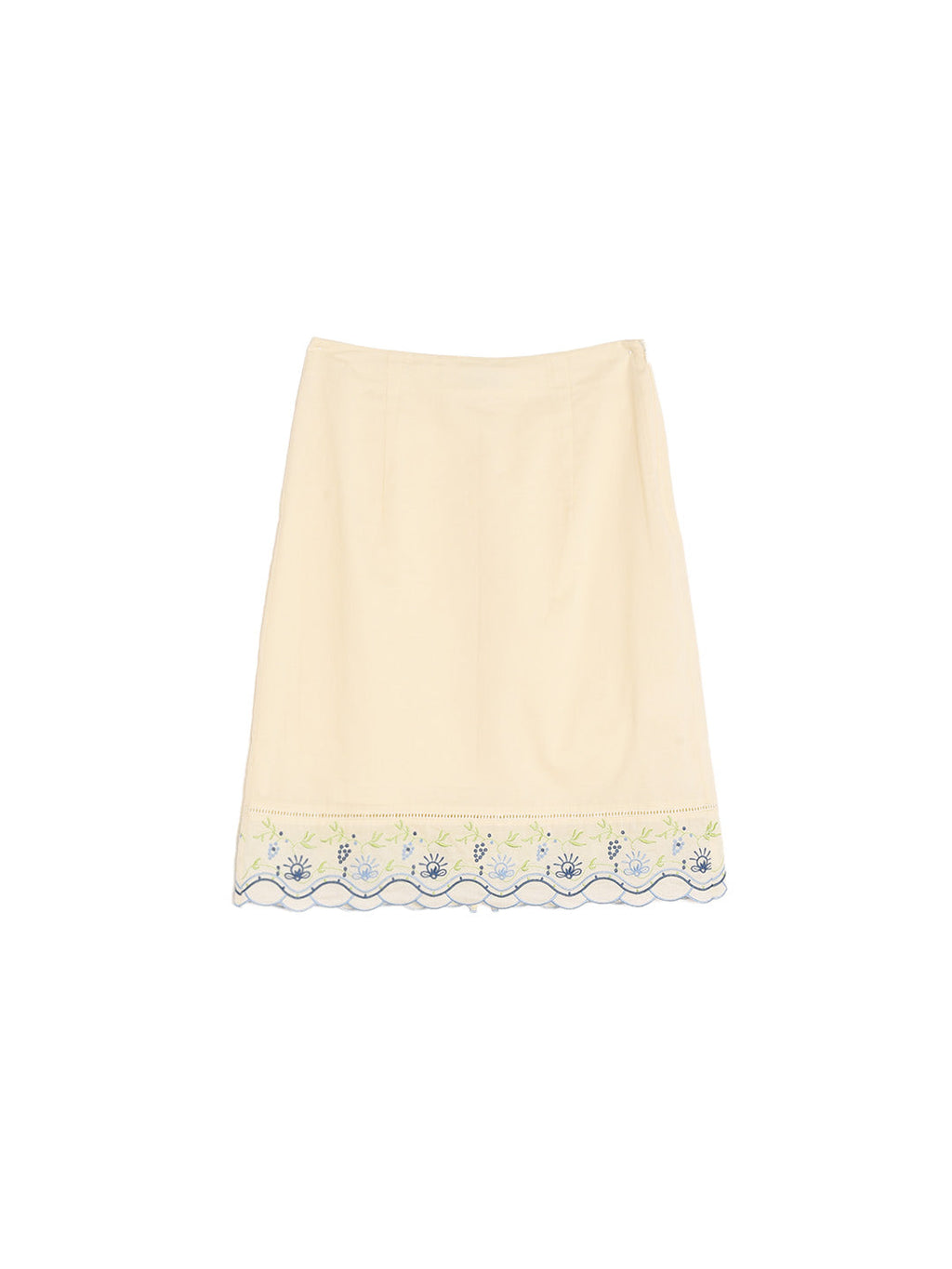 Annie Color Embroidery 100% Cotton Skirt