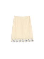 Annie Color Embroidery 100% Cotton Skirt