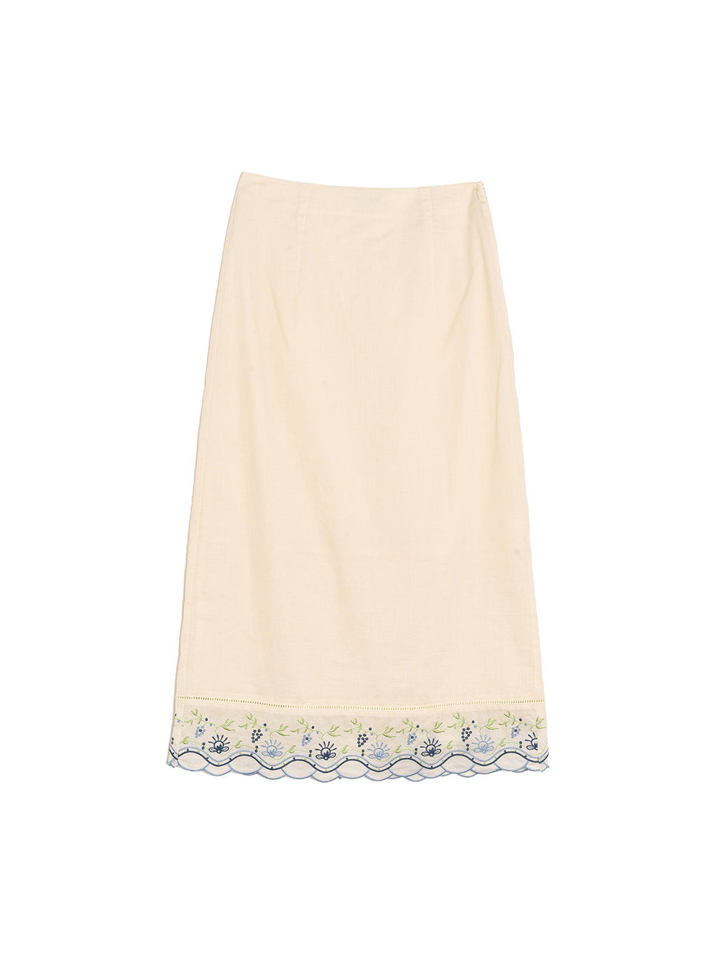 Julianna Embroidery 100% Cotton Skirt