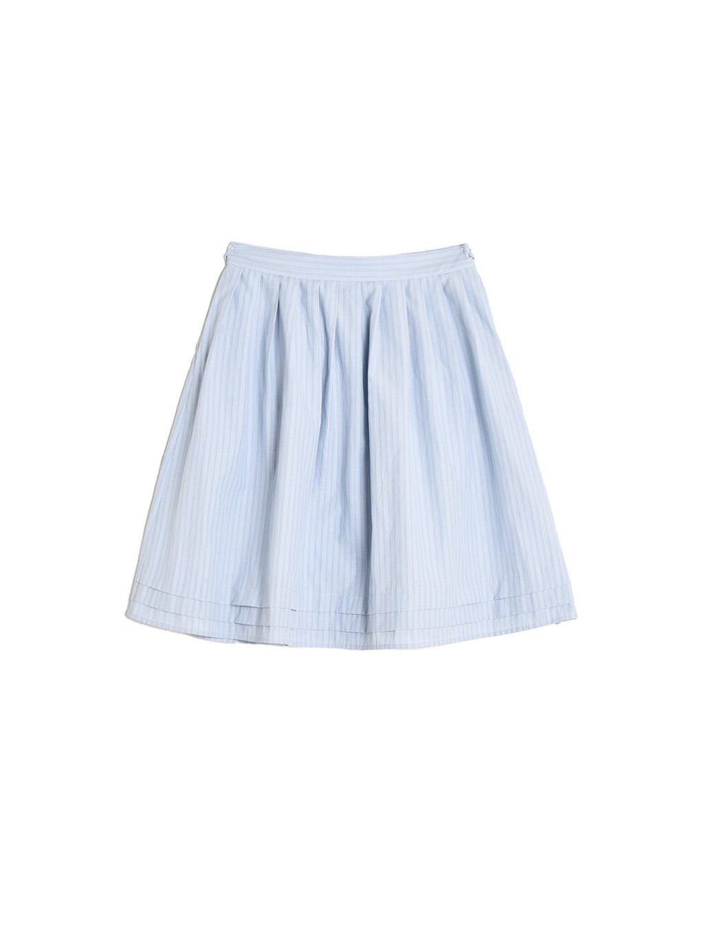 Yuki A-Line Striped Pleated Skirt