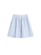 Yuki A-Line Striped Pleated Skirt