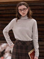 Marilyn Turtleneck Wool Cashmere Sweater
