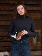 Marilyn Turtleneck Wool Cashmere Sweater