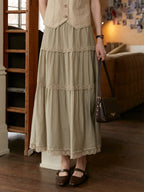 Dana Lace Linen Skirt