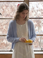 Elouise V-Neck Wool Cardigan