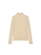Amanda Ruffle Collar 100% Wool Sweater