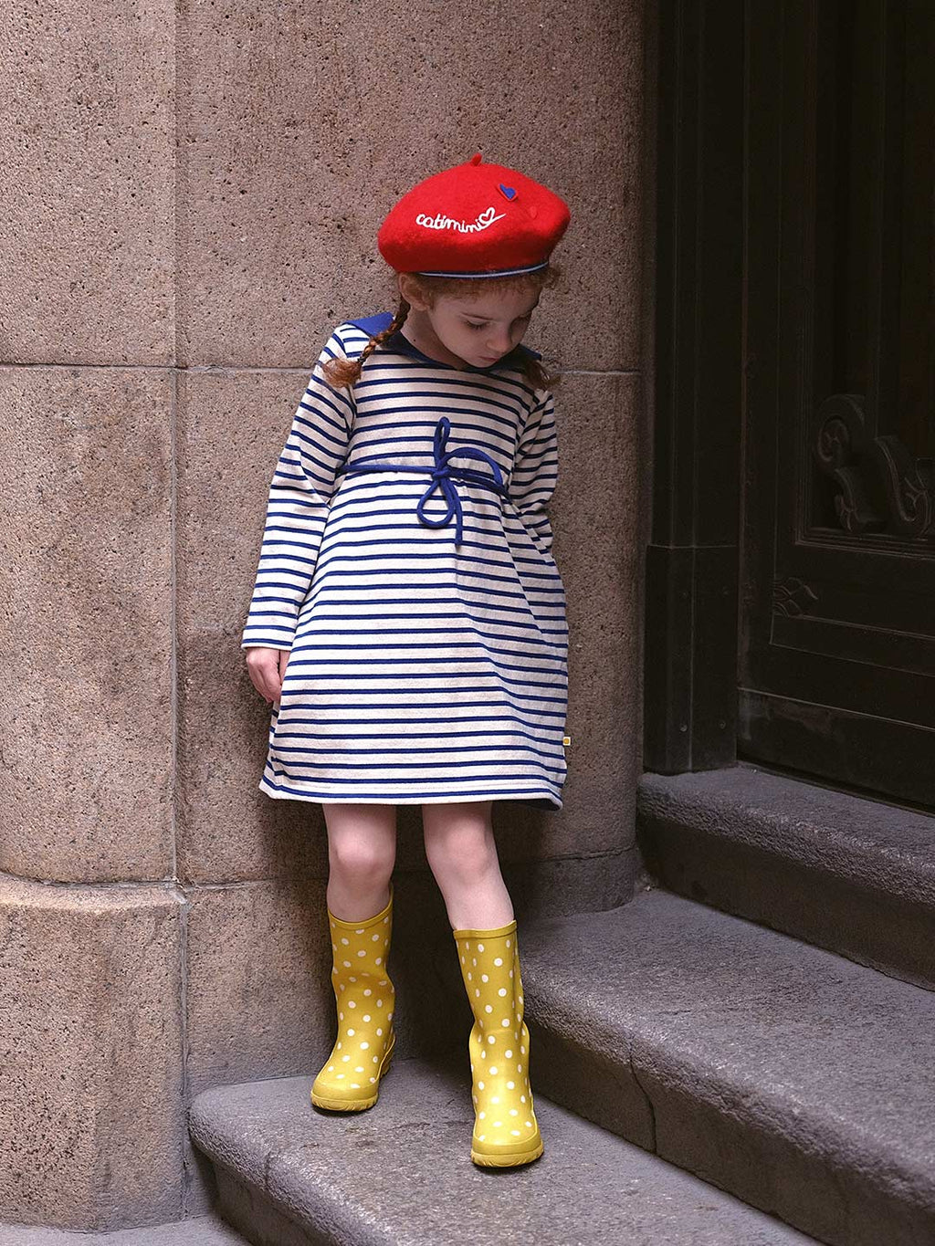 【Final Sale】Nocry Striped Linen Dress
