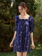 【Final Sale】Belle Square Collar Midi Pleated Dress