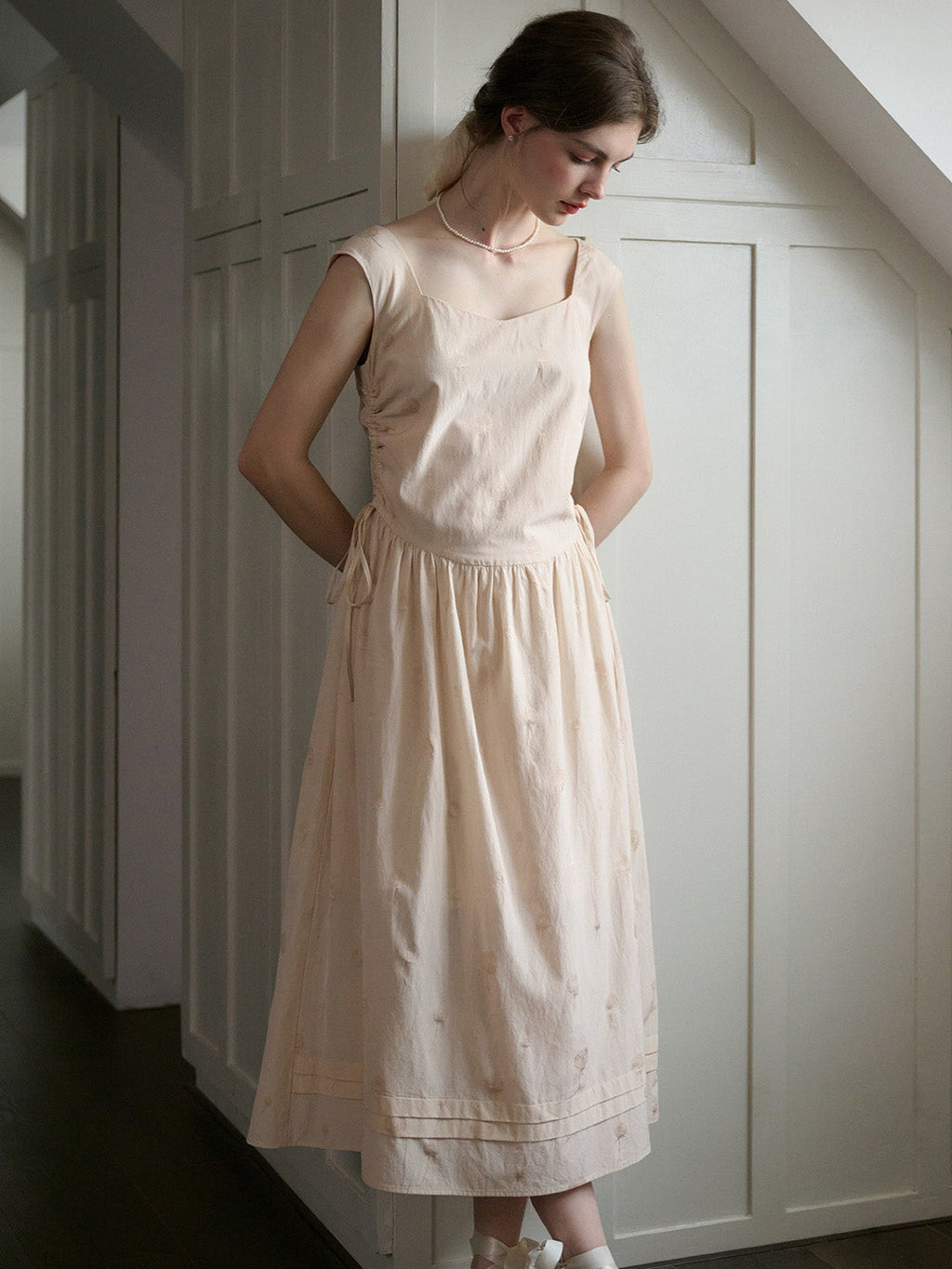 【Final Sale】Kai Simple Sweetheart Neck Dress
