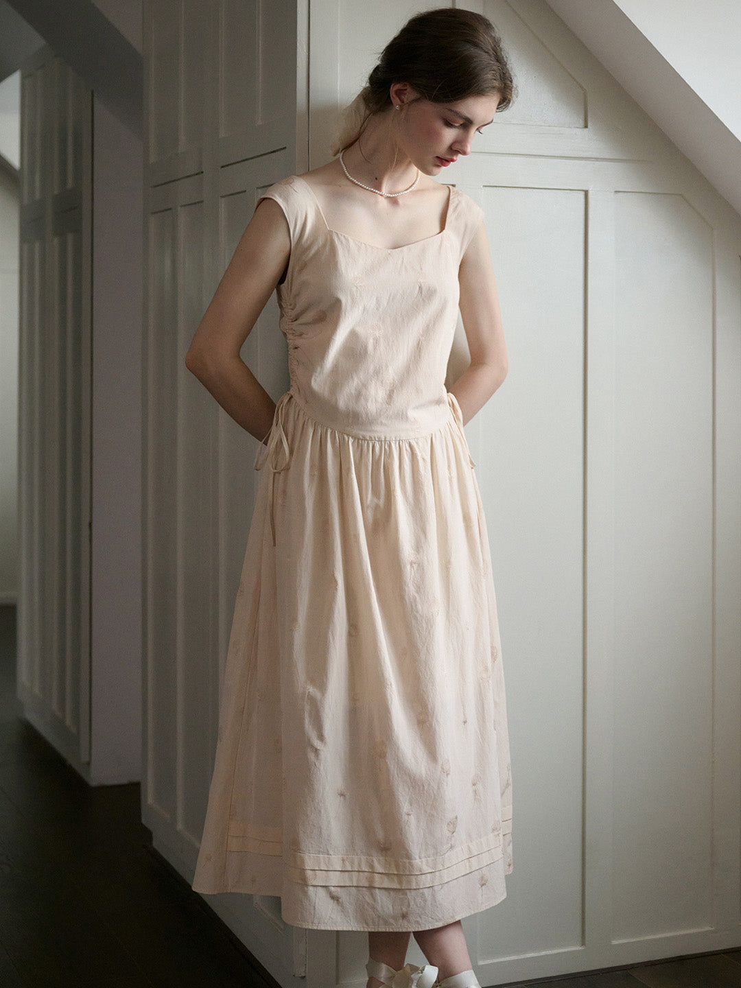 【Final Sale】Kai Simple Sweetheart Neck Dress
