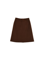 Amalia Knee-Length Corduroy Skirt